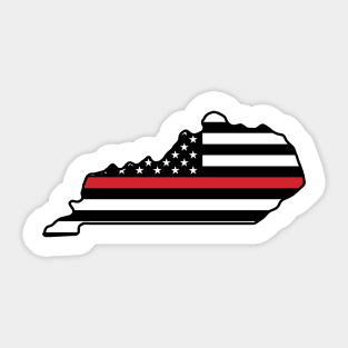 Thin Red Stripe Kentucky Sticker